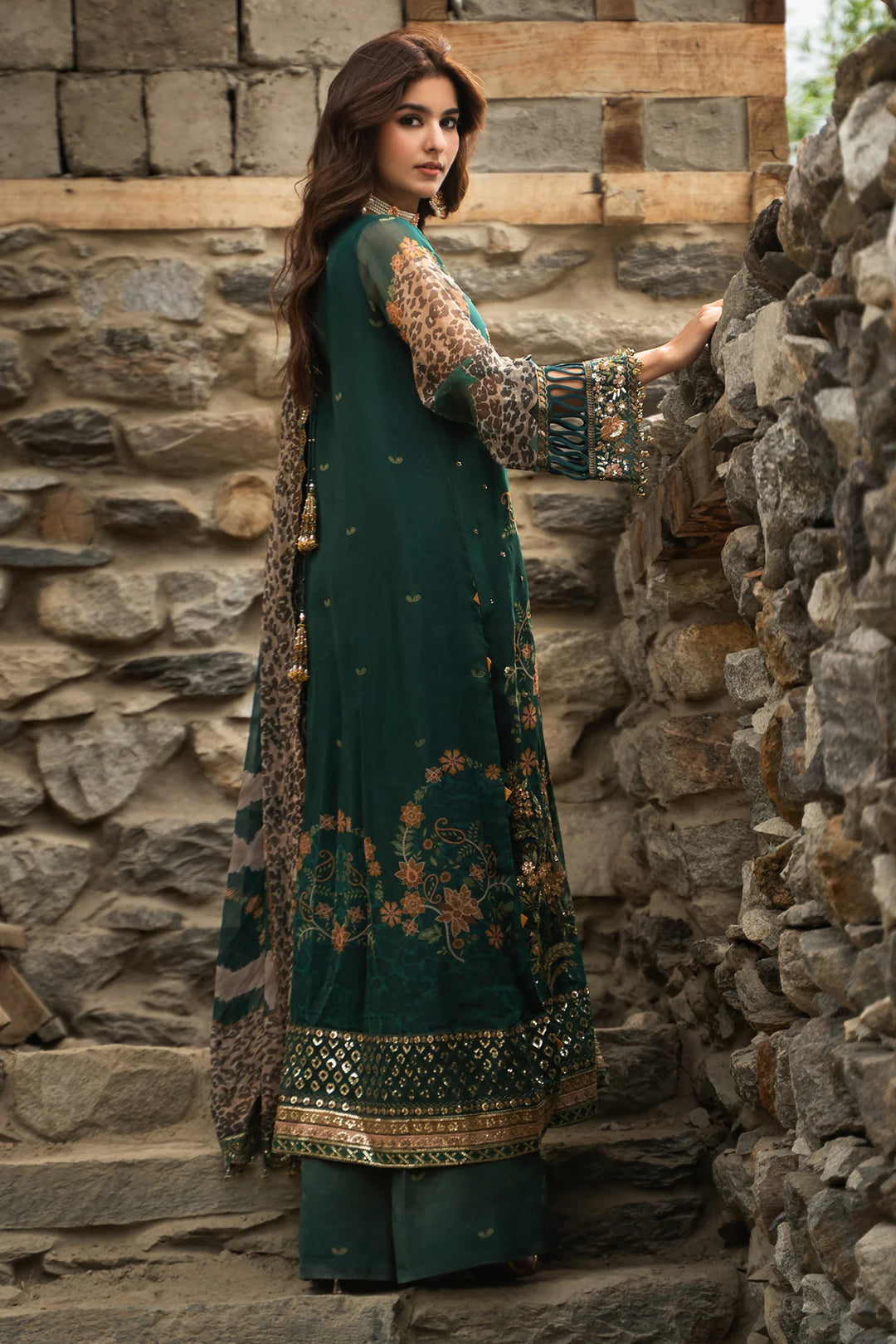 Charizma- 3-PC Unstitched Embroidered Chiffon Collection VSLW6-18