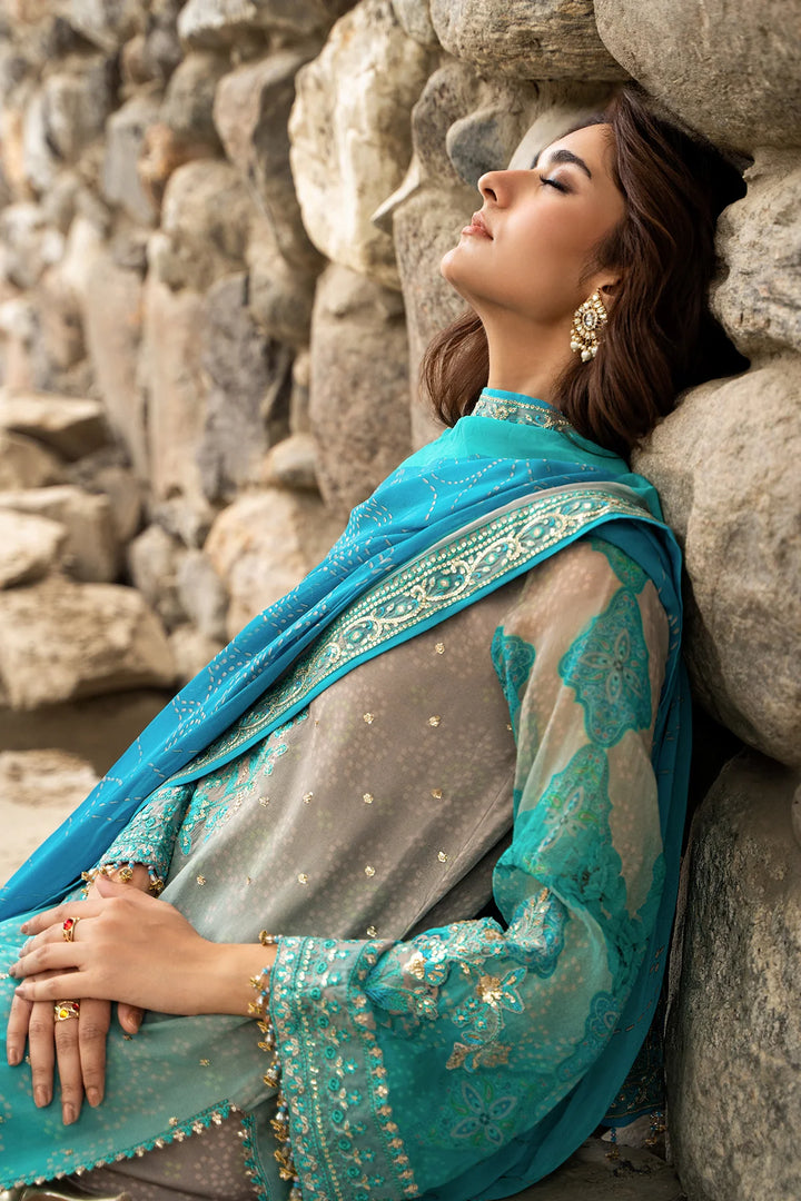 Charizma- 3-PC Unstitched Embroidered Chiffon Collection VSLW6-17