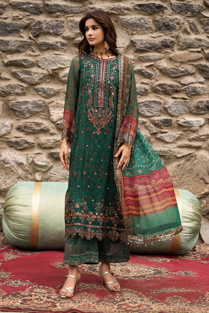 Charizma- 3-PC Unstitched Embroidered Chiffon Collection VSLW6-14
