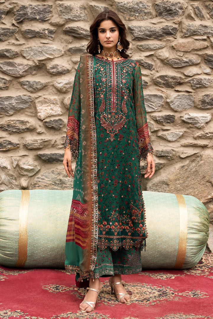 Charizma- 3-PC Unstitched Embroidered Chiffon Collection VSLW6-14