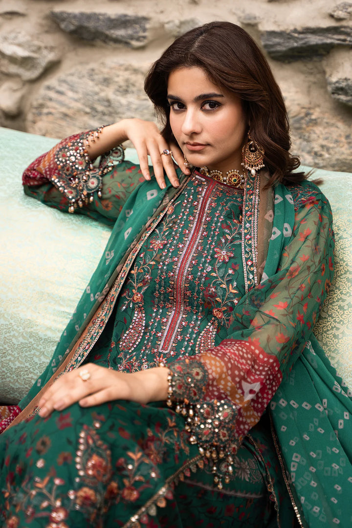 Charizma- 3-PC Unstitched Embroidered Chiffon Collection VSLW6-14