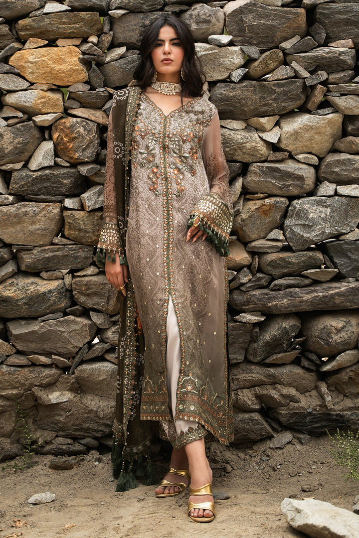 Charizma- 3-PC Unstitched Embroidered Chiffon Collection VSLW6-13