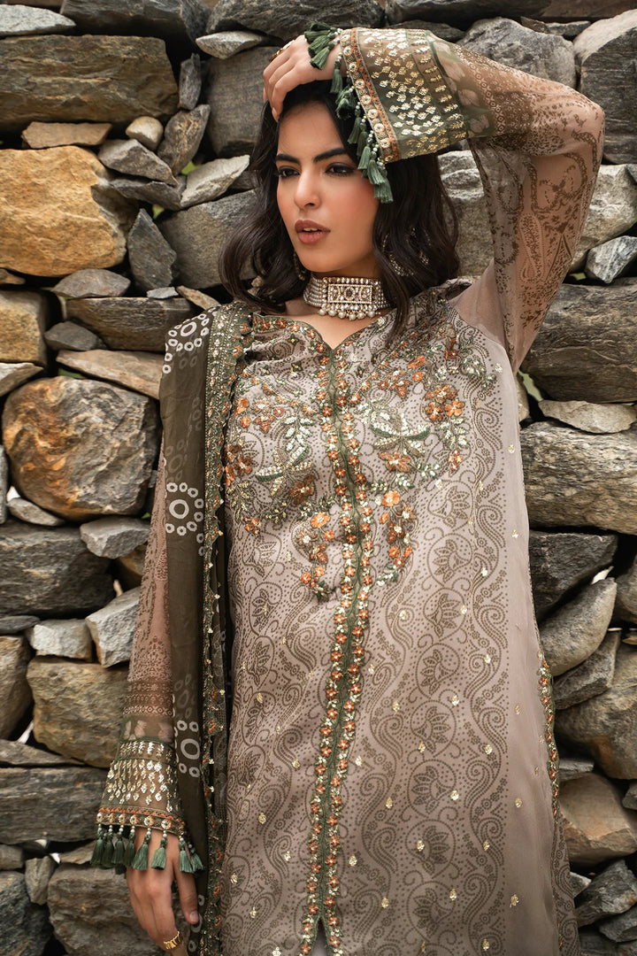 Charizma- 3-PC Unstitched Embroidered Chiffon Collection VSLW6-13